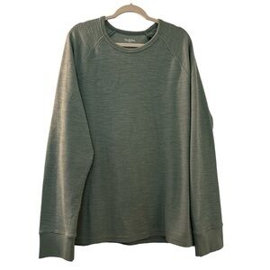 GOODFELLOW & CO  pullover lightweight sweater, sage green, waffle knit style, XL